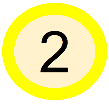 Yellow Second Grade Button
